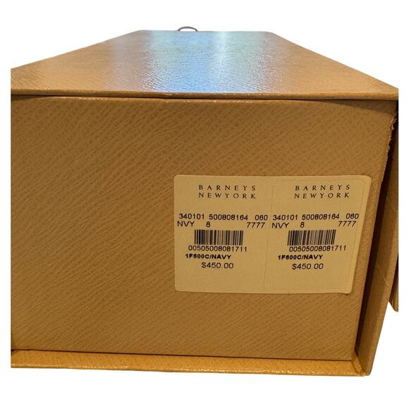 Prada Navy Blue Patent leather loafer Size 38 $450 WITH BOX - Picture 9 of 9